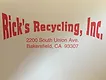 Rick's Recycling Inc. logo