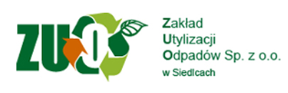 Zakład Utylizacji Odpadów w Siedlcach Sp. z o.o. logo