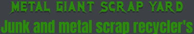Metal Giant Scrap Yard logo